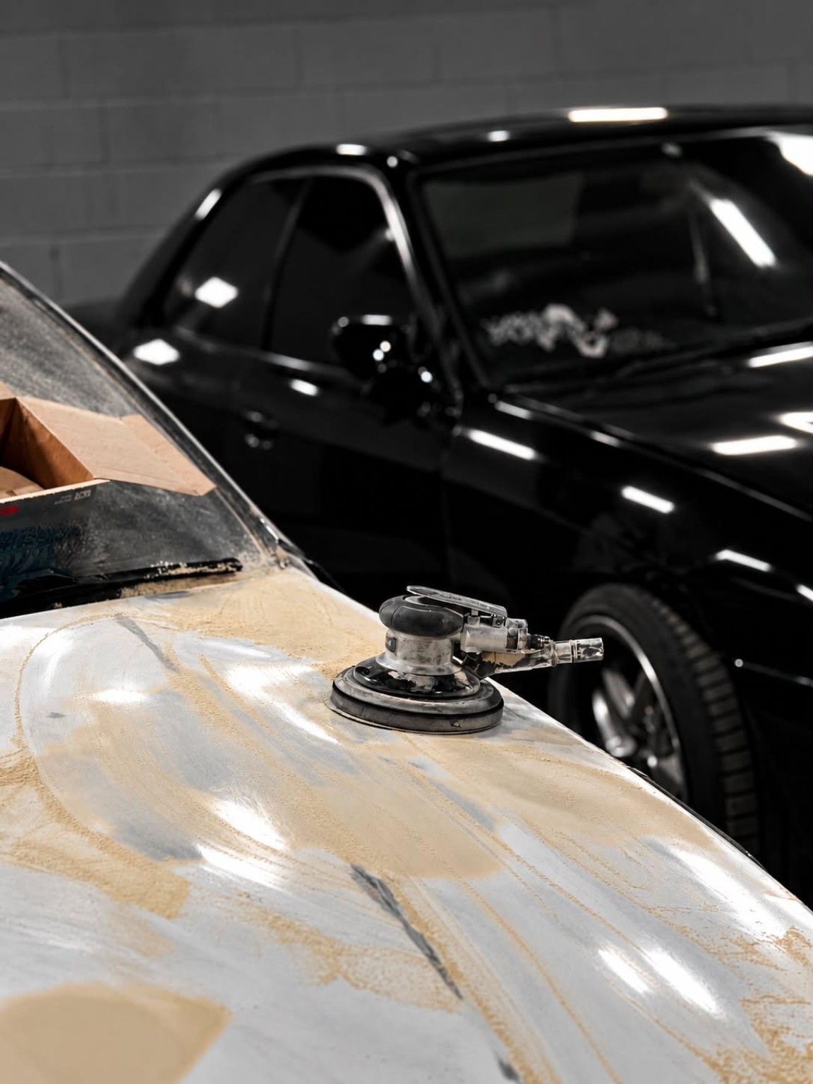Panel preparation — sanding and shaping